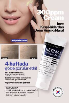 0.03 Retinal İçeren Leke ve Kırışıklık Bakım Kremi Derma Factory Retinal 300 PPM Cream 30ml - 4