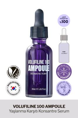 %100 Volufilin İçeren Dolgunlaştırıcı, Yaşlanma Karşıtı Konsantre Serum Derma Factory Volufilin 100 - 1