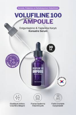 %100 Volufilin İçeren Dolgunlaştırıcı, Yaşlanma Karşıtı Konsantre Serum Derma Factory Volufilin 100 - 2