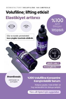 %100 Volufilin İçeren Dolgunlaştırıcı, Yaşlanma Karşıtı Konsantre Serum Derma Factory Volufilin 100 - 3