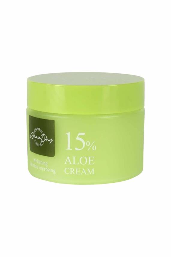 %15 Aloe Vera Içeren Yatıştırıcı Nemlendirici Krem Aloe 15% Cream - 1