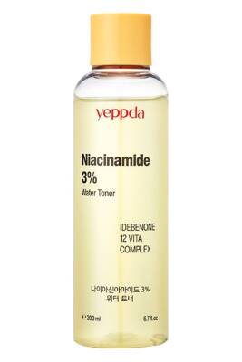 %3 Niacinamide İçeren Aydınlatıcı Vegan Tonik Yeppda Niacinamide %3 Water Toner 200ml - 1