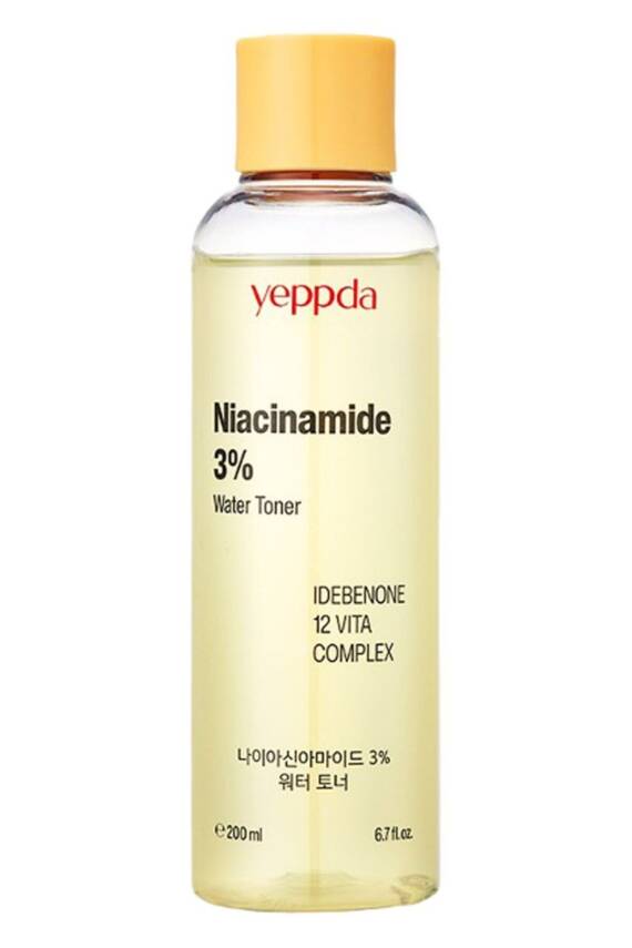 %3 Niacinamide İçeren Aydınlatıcı Vegan Tonik Yeppda Niacinamide %3 Water Toner 200ml - 1