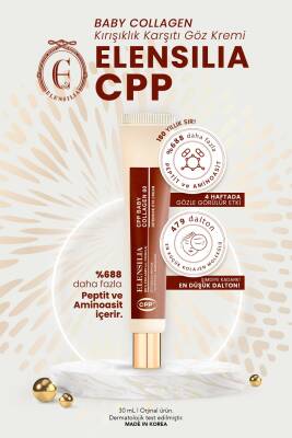 4 Haftada Etkili %80 Fransız Kolajeni Kırışıklık Karşıtı Cpp Baby Collagen Göz Kremi 30 Ml - 3