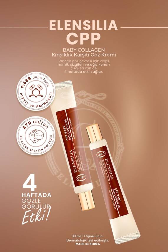 4 Haftada Etkili %80 Fransız Kolajeni Kırışıklık Karşıtı Cpp Baby Collagen Göz Kremi 30 Ml - 4