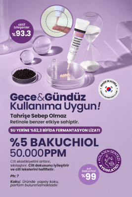 %5 Bakuchiol İçeren Elastikiyet Arttırıcı ve Cilt Düzenleyici Serum Derma Factory Bakhuciol Ampoule - 3