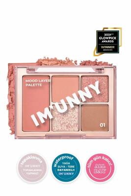 5 Li Allık Ve Far Paleti Mood Layer Palette (01 Daily Mood) - 5