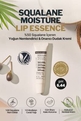 %50 Squalane İçeren Yoğun Nemlendirici ve Onarıcı Dudak Kremi Derma Factory Lip Essence - 3