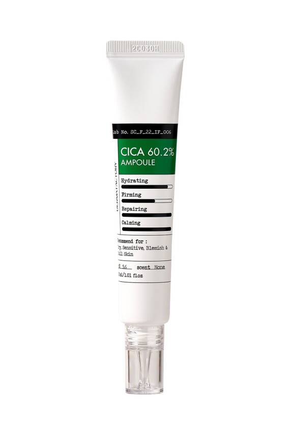 %60.2 Cica İçeren Yatıştırıcı Vegan Serum Derma Factory Cica %60.2 Ampoule 30 ml - 1