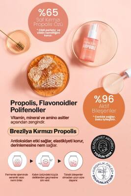 %65 Kırmızı Propolis İçeren Antioksidan Serum Derma Factory Propolis Ampoule 50ml - 3