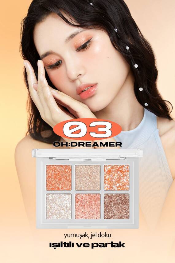 6’lı Yoğun Glitter Paleti Oh My Glitter Pop 03 Oh Dreamer - 26