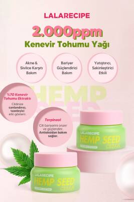 %70 Kenevir Tohumu LALARECIPE Hempseed Cream - 3