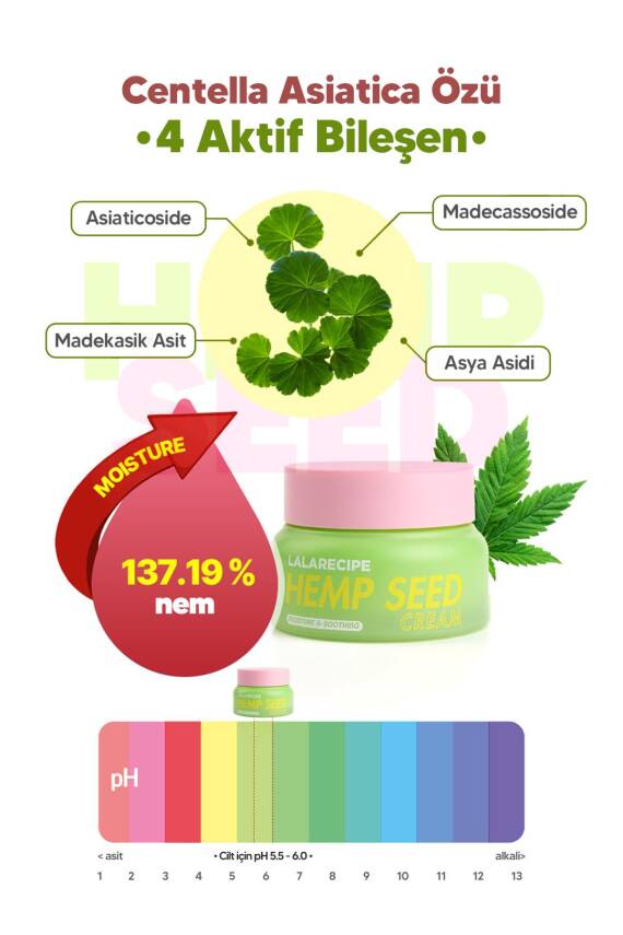 %70 Kenevir Tohumu LALARECIPE Hempseed Cream - 4