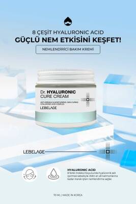 8 Çeşit Hyalüronik Asit Kompleksi İle Yoğun Nemlendirici Krem Dr Hyaluronic Cure Cream - 2