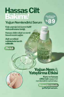 %89 Houttuynia Cordata İçeren Yatıştırıcı Nemlendirici Serum Derma Factory Ampoule 50ml Büyük boy - 2