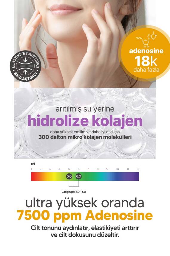 Adenosine İçeren Kırışıklık Karşıtı; Sıkılaştırıcı Esans Tonik Derma Factory Adenosine Essence 150ml - 4