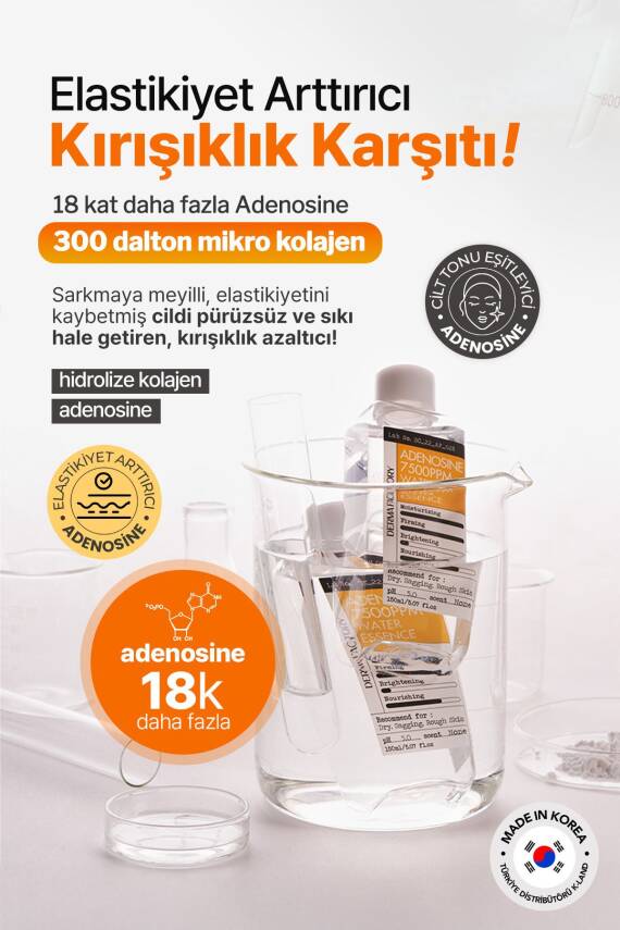 Adenosine İçeren Kırışıklık Karşıtı; Sıkılaştırıcı Esans Tonik Derma Factory Adenosine Essence 150ml - 5