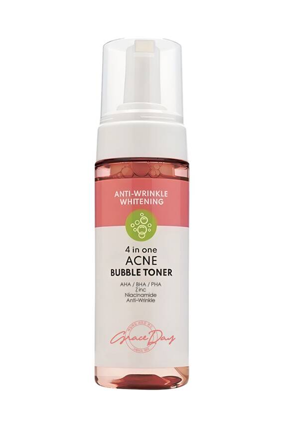 Akneli Ciltlere Özel Köpük Tonik Vegan GRACE DAY All In One Acne Bubble Toner AHABHA 150 ml - 1