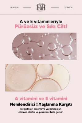 Allantoin, Kolajen ve Retinol İçeren Sıkılaştırıcı Göz Altı Maskesi Lamelin Collagen Eye Patch - 4