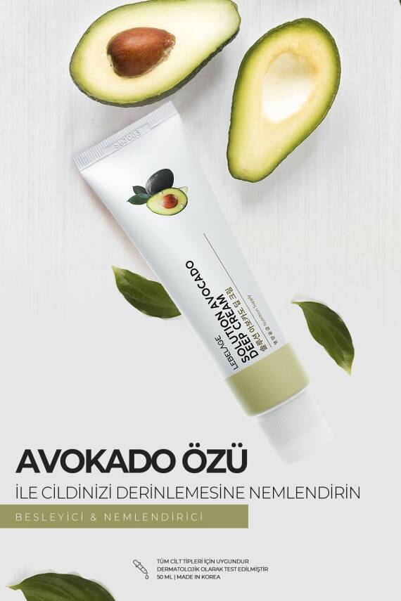 Avokado Özü Ile Besleyici Ve Nemlendirici Krem Solution Avocado Deep Cream - 3