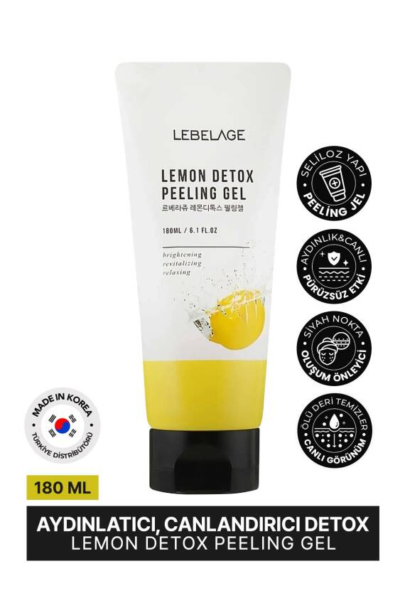 Aydınlatıcı; Canlandırıcı Detox Etkisi Detox Peeling Jel Lemon Detox Peeling Gel - 2