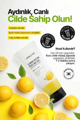 Aydınlatıcı; Canlandırıcı Detox Etkisi Detox Peeling Jel Lemon Detox Peeling Gel - 4