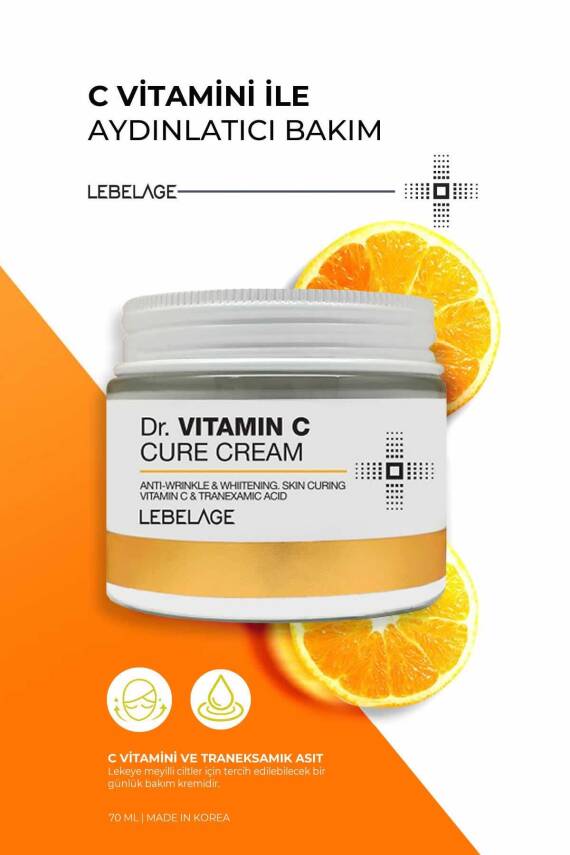 Aydınlatıcı Kırışıklık Ve Leke Karşıtı Vitamin C Krem Dr Vitamin C Cure Cream - 2