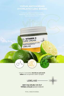 Aydınlatıcı Kırışıklık Ve Leke Karşıtı Vitamin C Krem Dr Vitamin C Cure Cream - 3