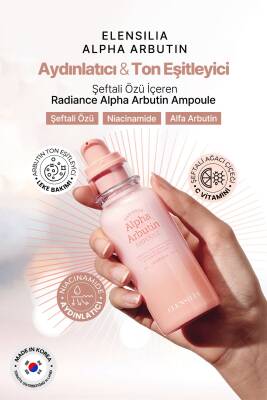 Aydınlatıcı; Sıkılaştırıcı Arbutin Serum ELENSILIA Radiance Alpha Arbutin Ampoule 50ml - 3