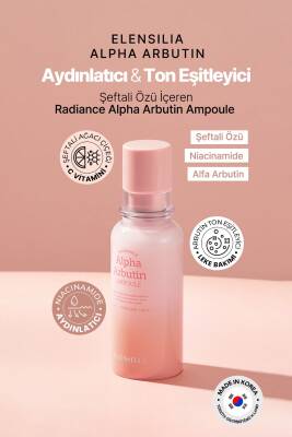 Aydınlatıcı; Sıkılaştırıcı Arbutin Serum ELENSILIA Radiance Alpha Arbutin Ampoule 50ml - 4