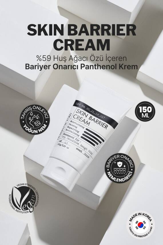 Bariyer Onarıcı %59 Huş Ağacı Özü Panthenol Krem Derma Factory Skin Barrier Cream 150 ml - 3