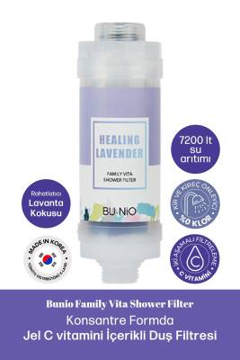 C Vitaminli Su Arıtıcı Duş Filtresi ve Atopik Ciltler Bunio Shower Filter Healing Lavender - 2