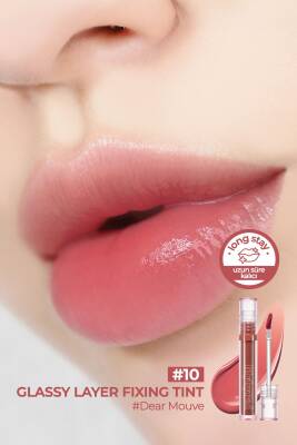 Cam Parlaklığında Dudaklar İçin Gloss Tint Lilybyred Glassy Layer Fixing Tint - 38