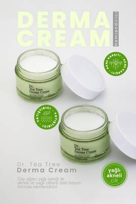 Çay Ağacı ile Akne Karşıtı Nemlendirici Yüz Kremi Lebelage Dr Tea Tree Derma Skin Cream - 3