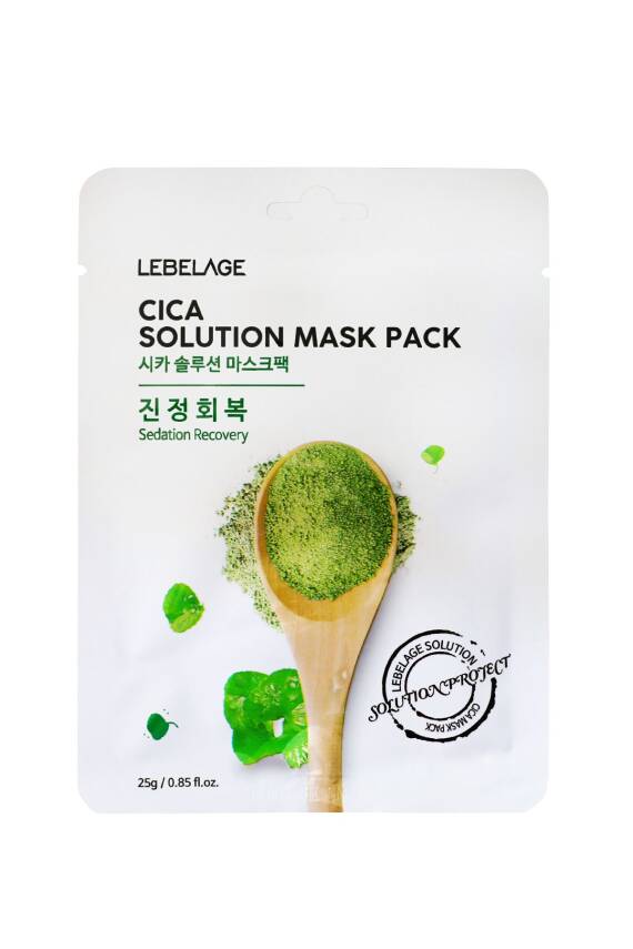 Centella Asiatica Özü İçeren Hassasiyet Karşıtı Nemlendirici Maske Lebelace Cica Solution Mask - 1