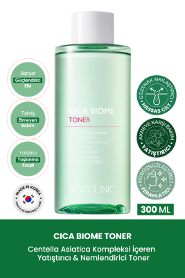 Centella Kompleksi Ile Yatıştırıcı Tonik Cica Biome Toner 300 ml - 4