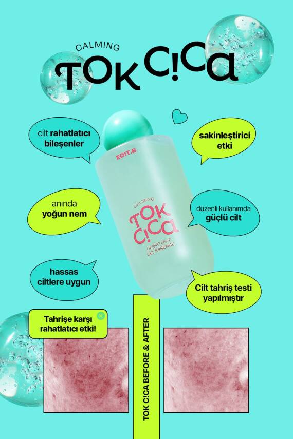 Centella Ve Heartlef Içeren Yatıştırıcı Hassasiyet Karşıtı Edıt.b Nemlendirici Jel Esans 200ml - 3