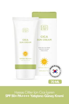 Cica İçeren Hassas Ciltler İçin Yatıştırıcı Güneş Kremi Lamelin Cica Sun Cream Büyük Boy 70ml - 1