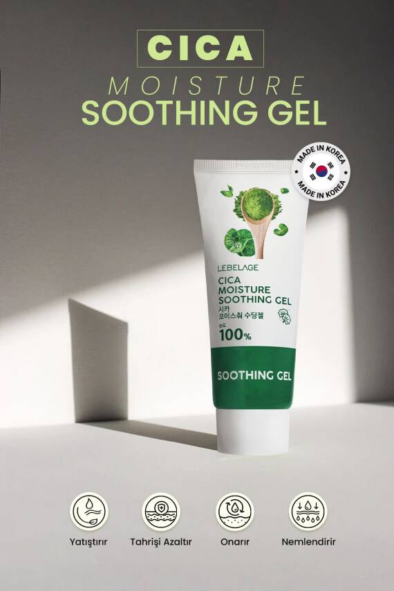 Cica Kompleksi İçeren Yatıştırıcı Bakım Jeli Lebelage Cica Moisture Soothing Gel 100 ml - 2