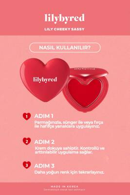 Doğal Görünümlü Krem Allık lilybyred Luv Beam Cheek Balm - 26