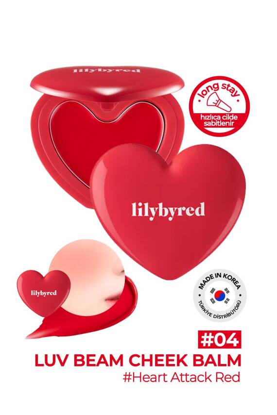 Doğal Görünümlü Krem Allık lilybyred Luv Beam Cheek Balm - 15