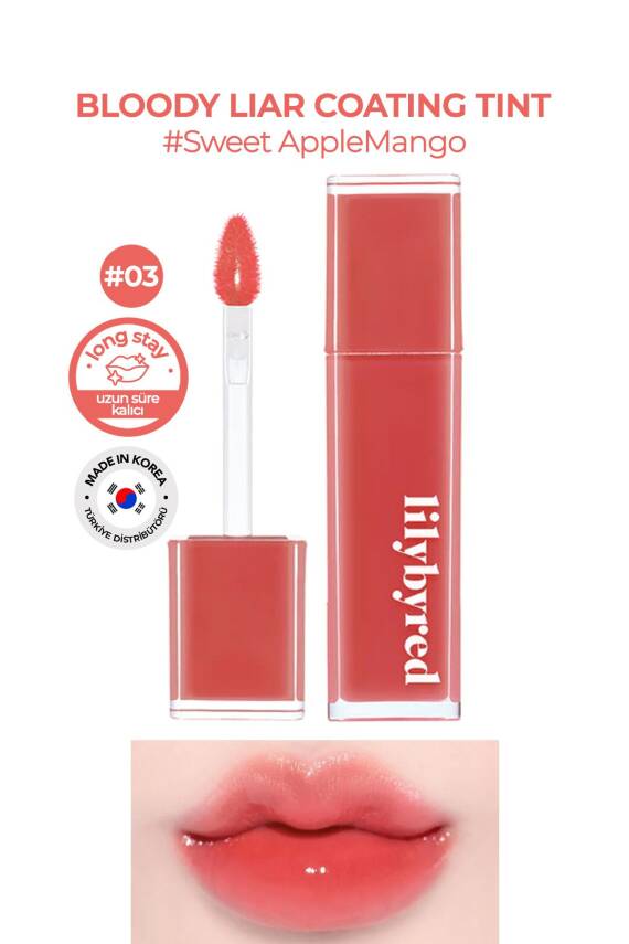 Ekstra Parlak ve Nemli Ruj Lilybyred Bloody Liar Coating Tint - 30