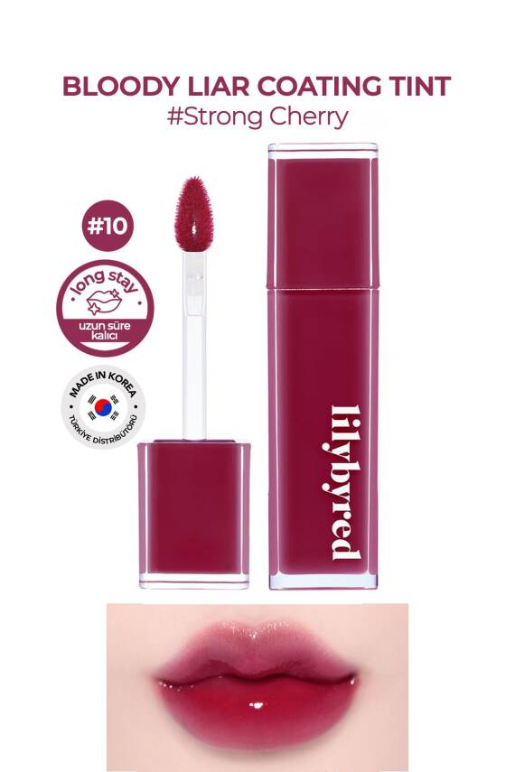 Ekstra Parlak ve Nemli Ruj Lilybyred Bloody Liar Coating Tint - 25