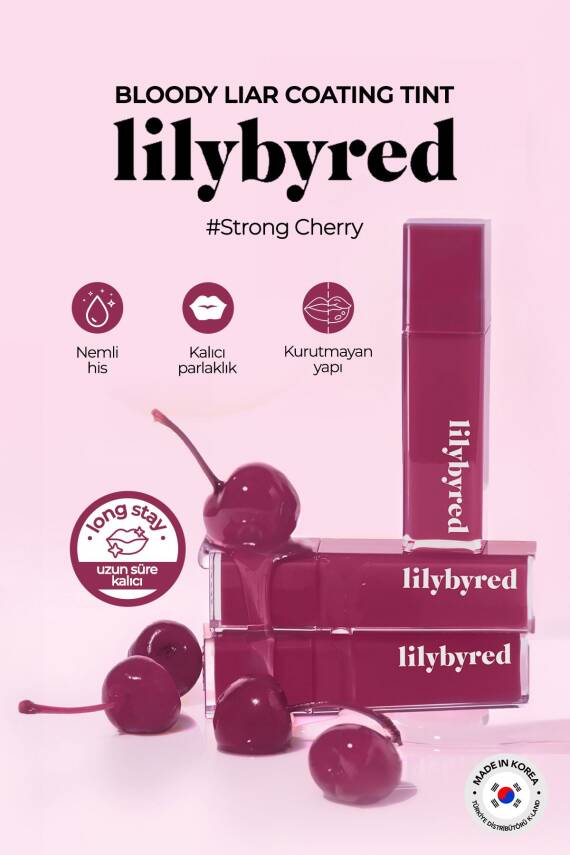 Ekstra Parlak ve Nemli Ruj Lilybyred Bloody Liar Coating Tint - 22