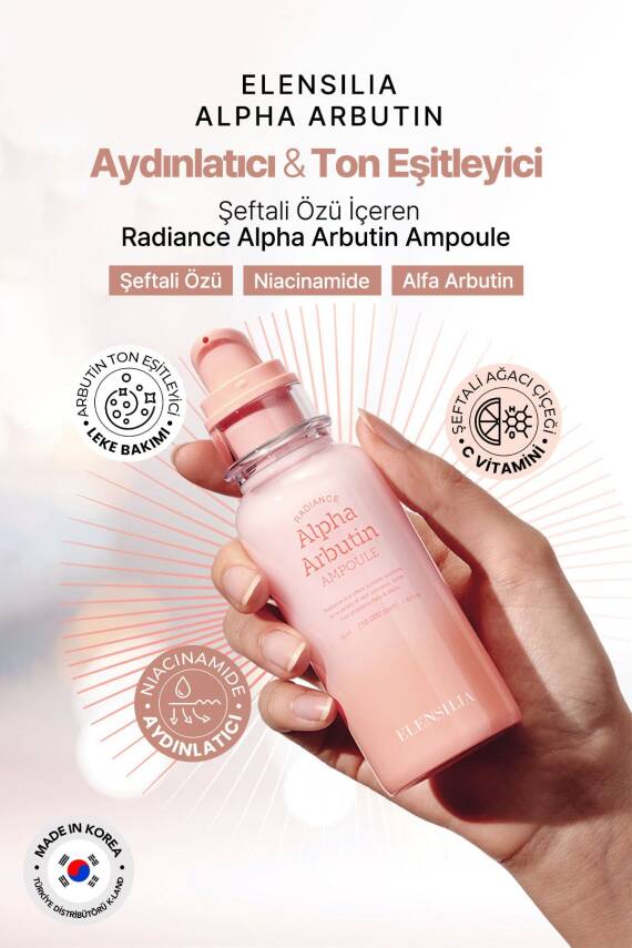 ELENSILIA Brightening, Firming Arbutin Serum ELENSILIA Radiance Alpha Arbutin Ampoule 50ml - 3