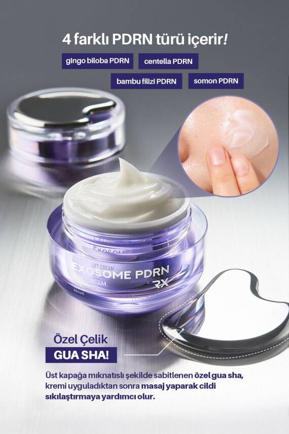 Exosome PDRN Yoğun Elastikiyet ve Cilt Dolgunlaştırıcı Maxclinic Krem + Gua Sha - 4