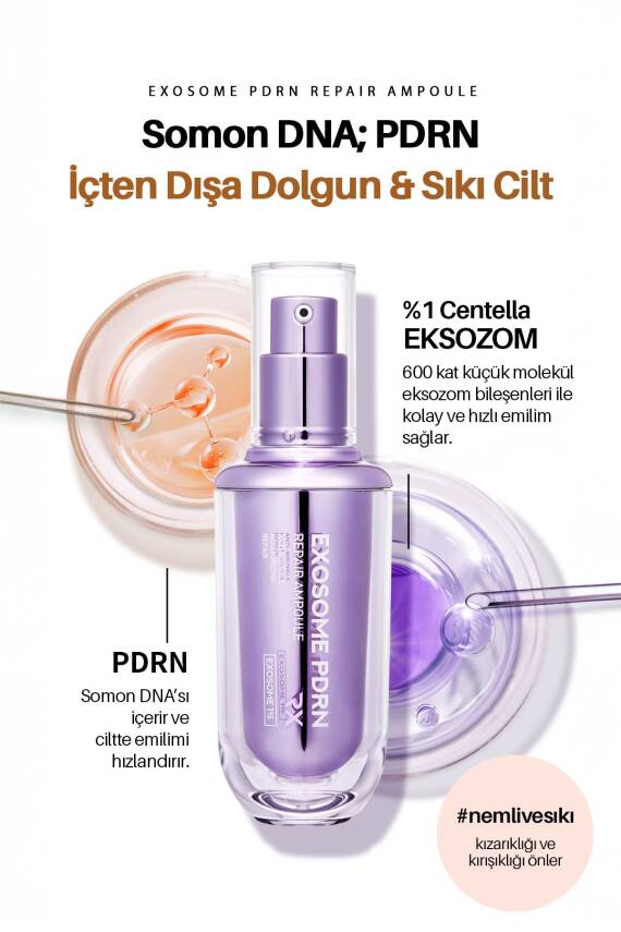 Exosome PDRN Yoğun Elastikiyet ve Cilt Dolgunlaştırıcı Onarıcı Esans Maxclinic Ampoule - 4