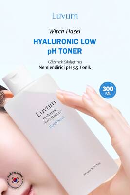 Gözenek Görünümünü Azaltan Nemlendirici pH 5.5 Tonik Luvum Witch Hazel Hyaluronic pH Toner 300ml - 3