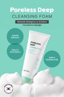 Gözenek ve Siyah Nokta İçin Yüz Temizleme Köpüğü Maxclinic Poreless Deep Cleansing Foam - 3