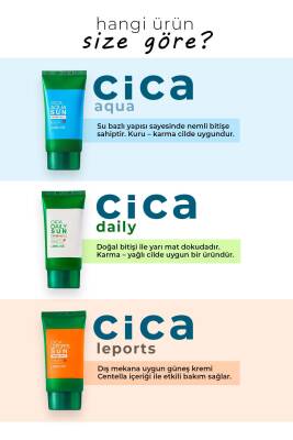 Günlük Hassas ve Konforlu Kore Güneş Kremi Lebelage Cica Daily Sun SPF50+ PA+++ 30ml - 6